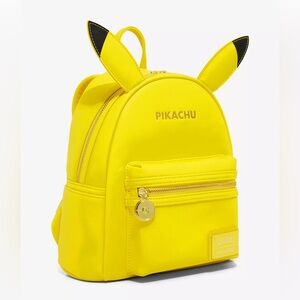 Loungefly Pikachu Yellow Kids Backpack NWT